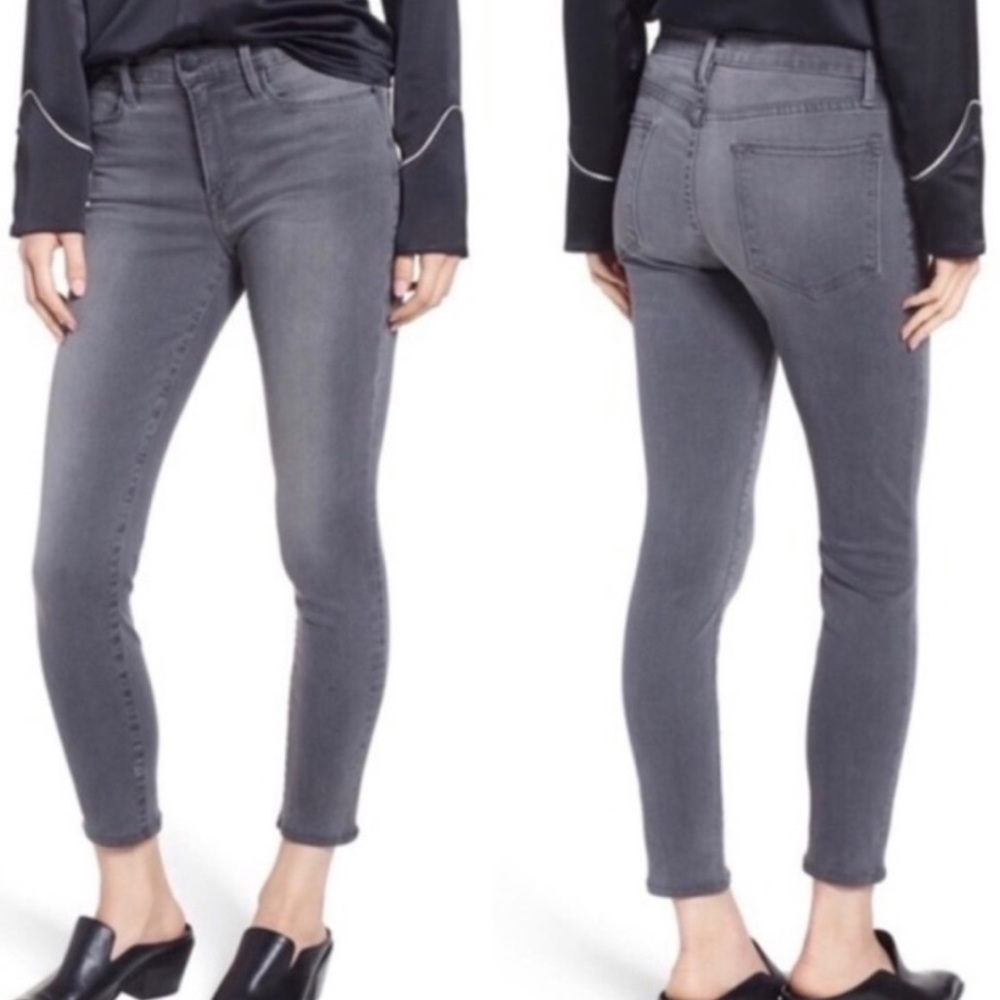 FRAME Denim Le High Skinny Jeans Ankle 27 Smithson